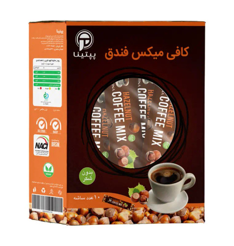 کافی میکس با پودر شیر فندق پپتینا