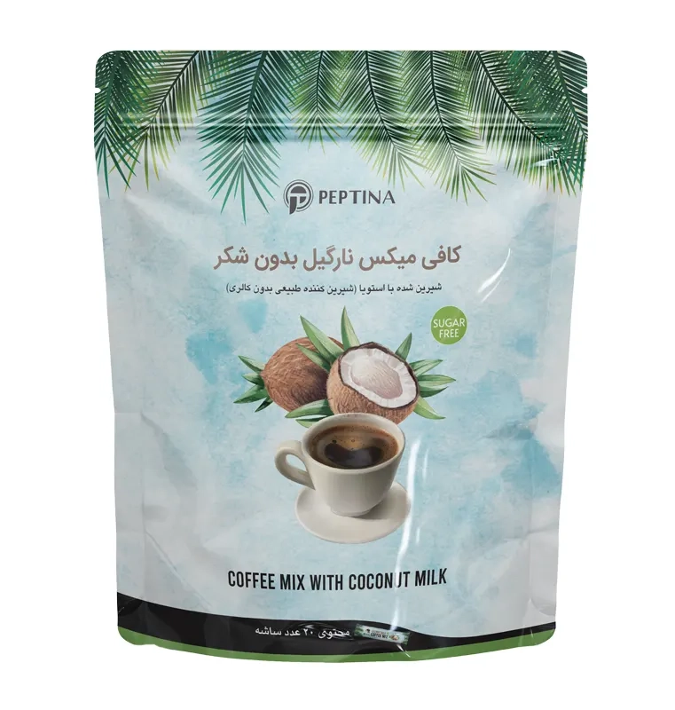 کافی میکس با پودر شیر نارگیل پپتینا