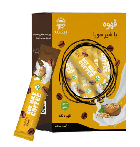 کافی میکس با پودر شیر سویا پپتینا