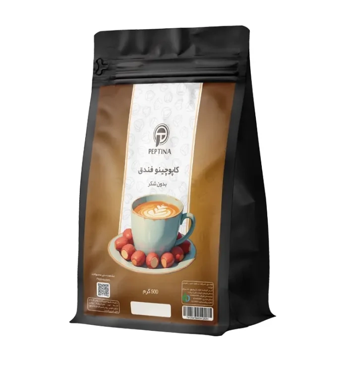 کاپوچینو فندق پپتینا قوطی 500 گرمی