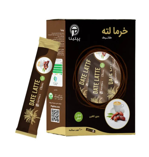 پودر خرما لته کلاسیک پپتینا جعبه 10 عددی