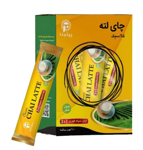 شیر چای (چای لته) کلاسیک پپتینا بسته 10 ساشهای