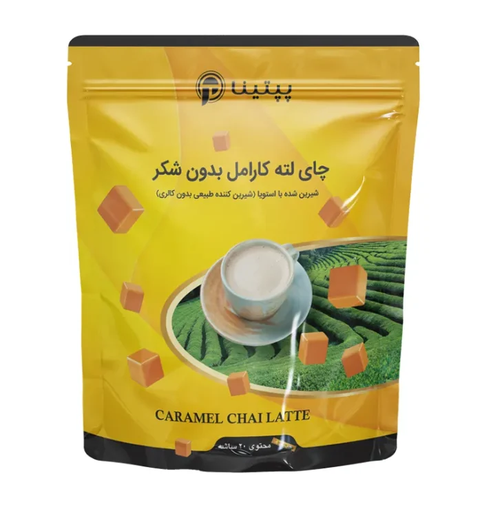 شیر چای (چای لته) کارامل پپتینا پاکت 20 عددی