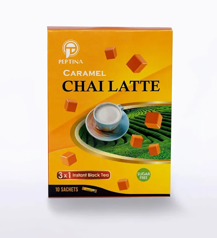شیر چای (چای لته) کارامل پپتینا جعبه 10 عددی