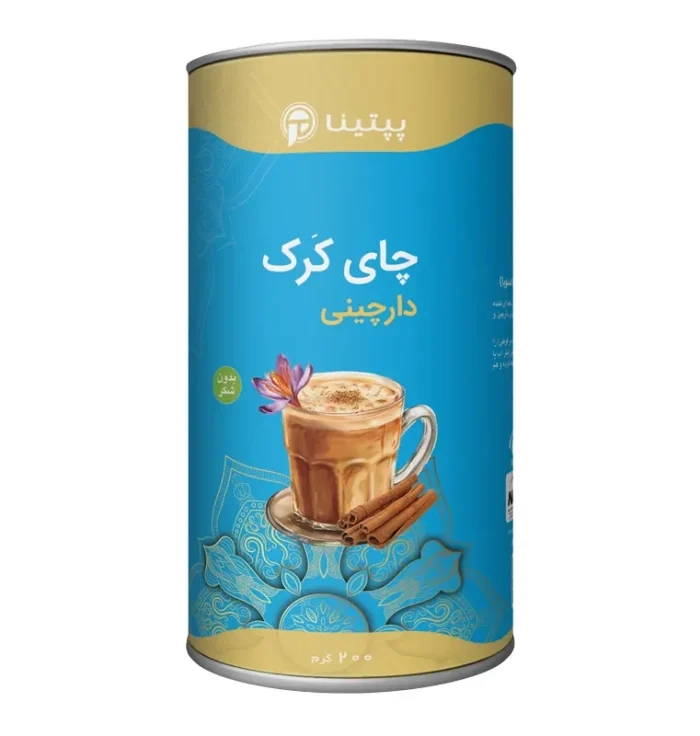 چای کَرک دارچینی پپتینا قوطی 200 گرمی