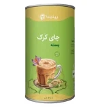 چای کَرک پسته زعفرانی پپتینا قوطی 200 گرمی