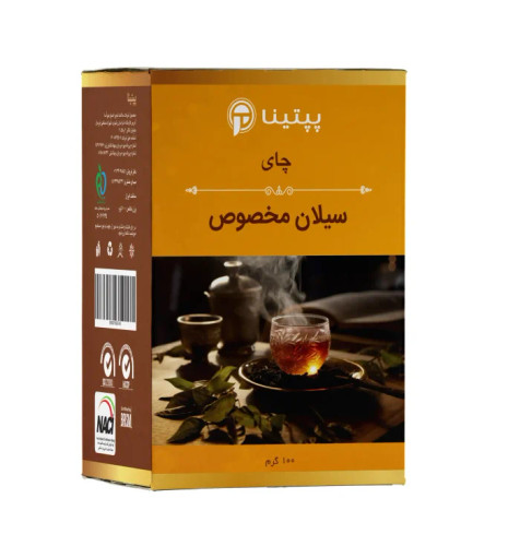 چای سیاه سیلان پپتینا جعبه 100 گرمی