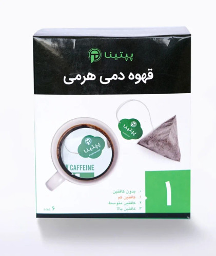قهوه دمی هرمی (شماره ۱) پپتینا بسته 6 عددی